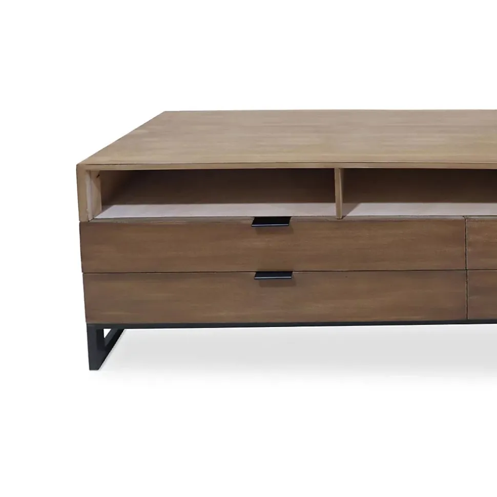 Meuble TV Design Design "Bolta" 150cm Chêne Clair