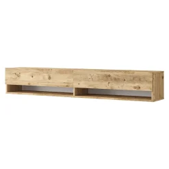Meuble TV Laitila à 2 portes 29,5 x 180 x 31,5 cm effet bois de pin en.casa