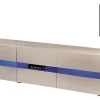 Meuble TV LED "Vida' 177 x 39 x 45 cm Blanc laqué