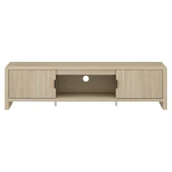 Meuble TV Lukkodso 150 x 40 x 40 cm effet chêne en.casa