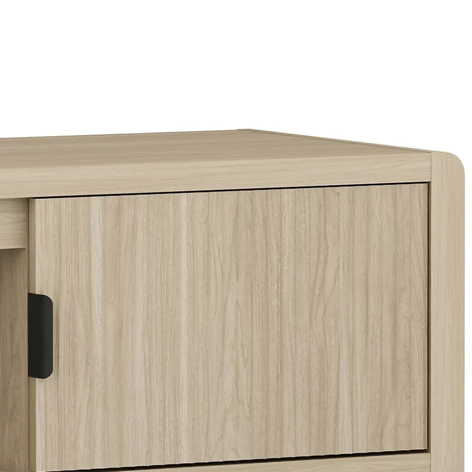 Meuble TV Lukkodso 150 x 40 x 40 cm effet chêne en.casa