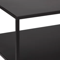Meuble TV métal noir 3 étagères Atmosphera