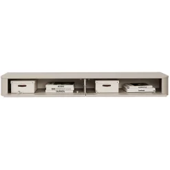 Meuble TV mural gris cachemire 175 cm LUVIO SLIM