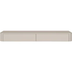 Meuble TV mural gris cachemire 175 cm LUVIO SLIM