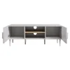 Meuble TV Starvili avec 2 portes 120 x 40 x 45 cm beige en.casa