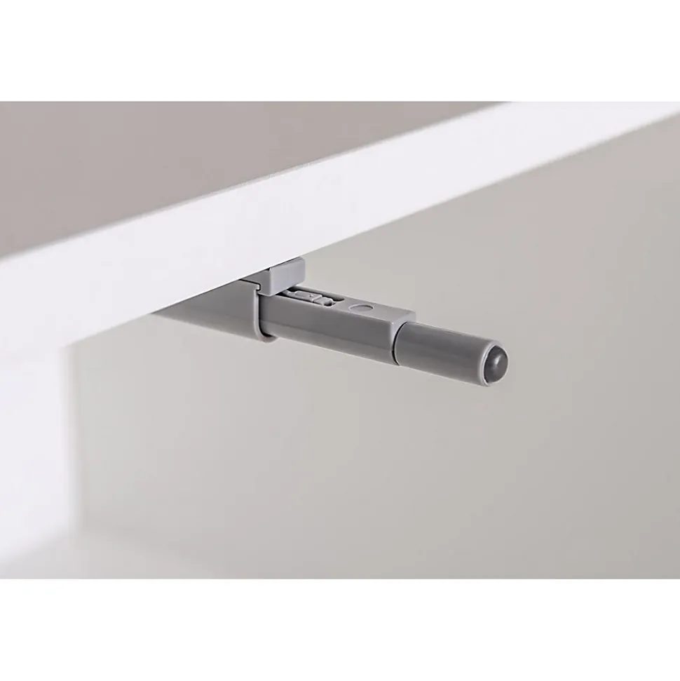 Meuble TV suspendu 180 cm Blanc Collection SWITCH Finitions brillantes Design moderne