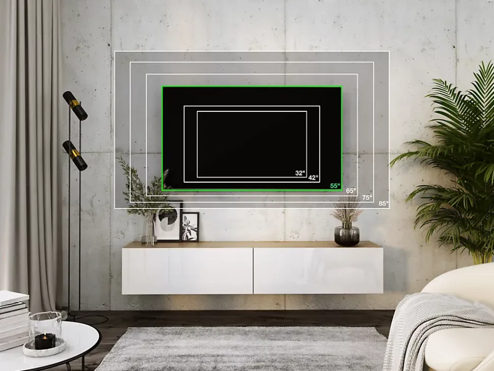 Meuble TV Suspendu, 170 X 34 X 32 Cm, Chêne Wotan / Blanc Brillant