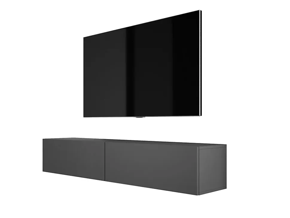 Meuble TV Suspendu, 170 X 34 X 32 Cm, Anthracite