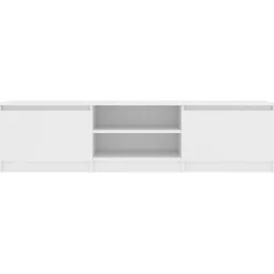 Meuble TV vidaXL 140x40x35,5 cm blanc bois d ingénierie