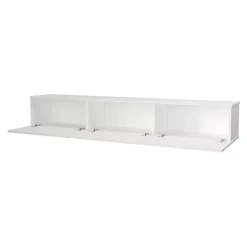 Meuble TV Vihti 180 x 31 x 29,5 cm blanc en.casa