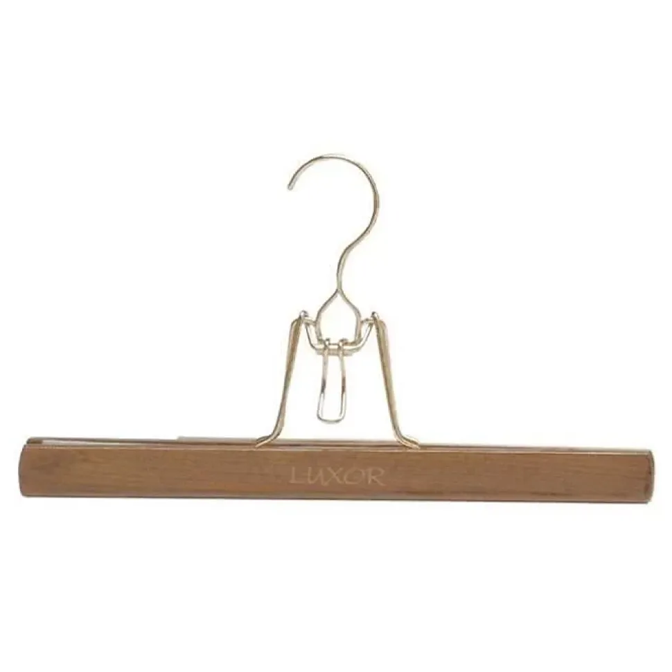 M-HOME Cintre Pince jupe en Bois Luxor - 32cm