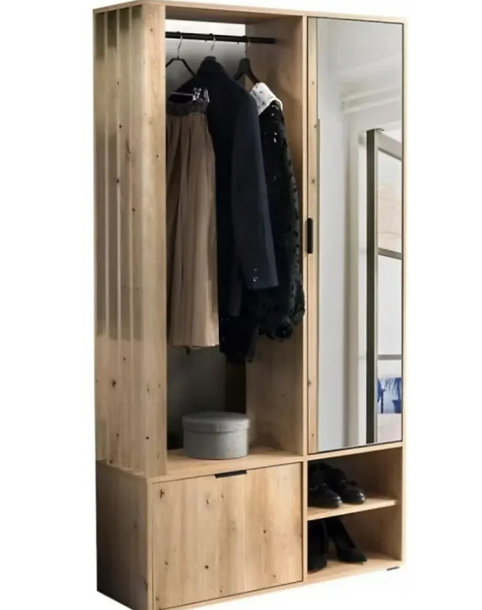 Minio go for it, Ensemble vestiaire MILO 100 cm, Chêne Artisan