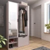 Minio go for it, Ensemble vestiaire MILO UNI 100 cm, avec miroir, avec coussin d'assise, Cashmere