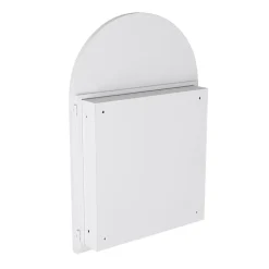 Miroir - Armoire Miroir Arc avec Meuble de Rangement Mural Pour Salle de Bain, Salon ou Chambre, 91 x 61 x 12 cm, Blanc