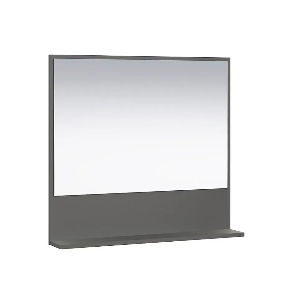 Miroir mural avec 1 tablette L80 cm - PUREBLISS