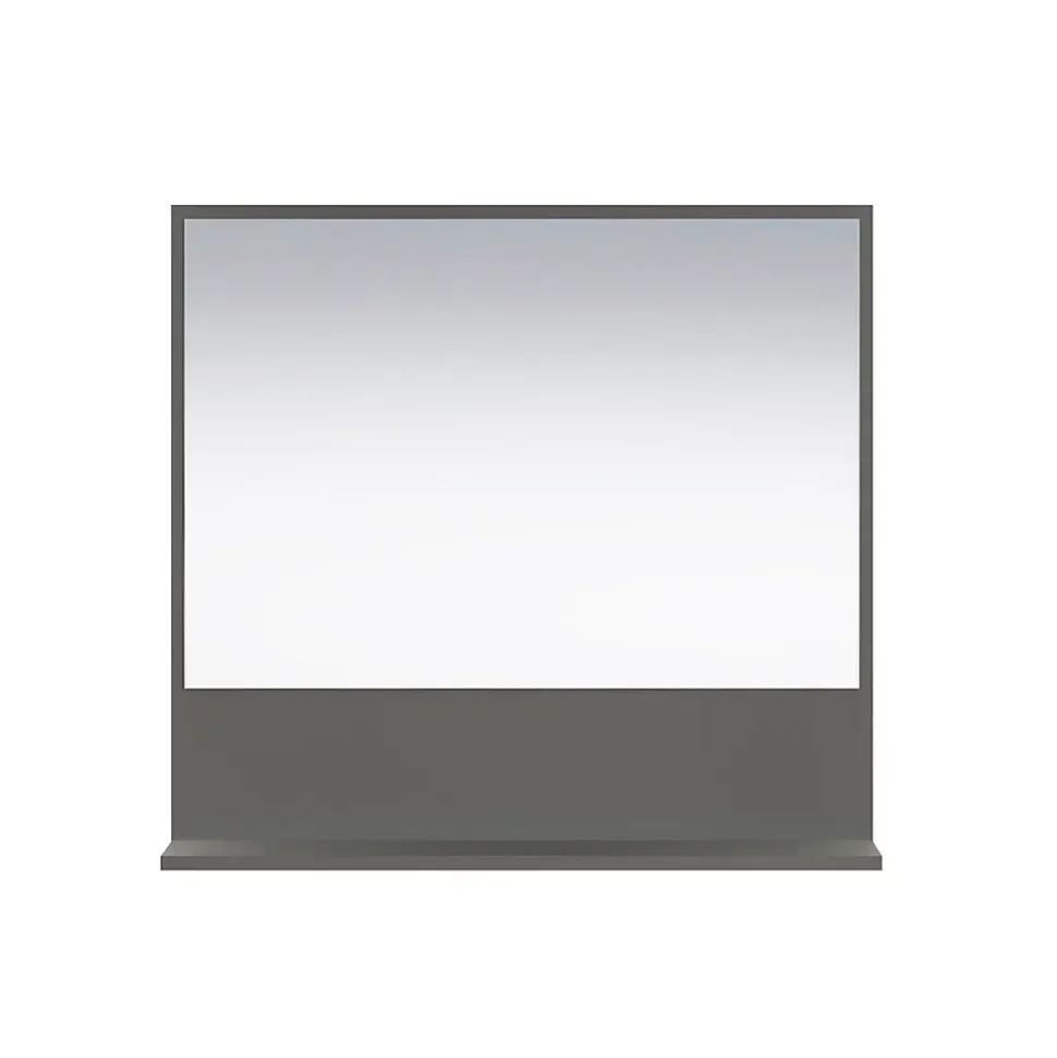Miroir mural avec 1 tablette L80 cm - PUREBLISS