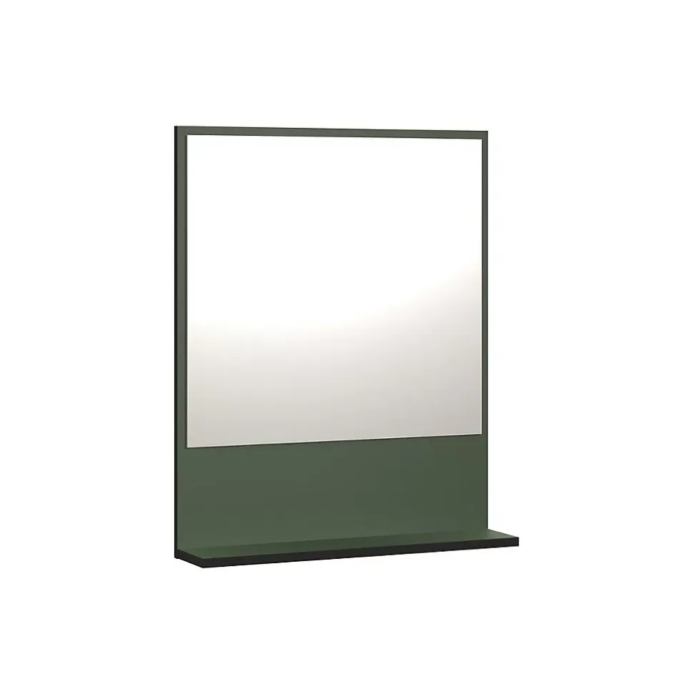 Miroir mural avec 1 tablette L60 cm - PUREBLISS