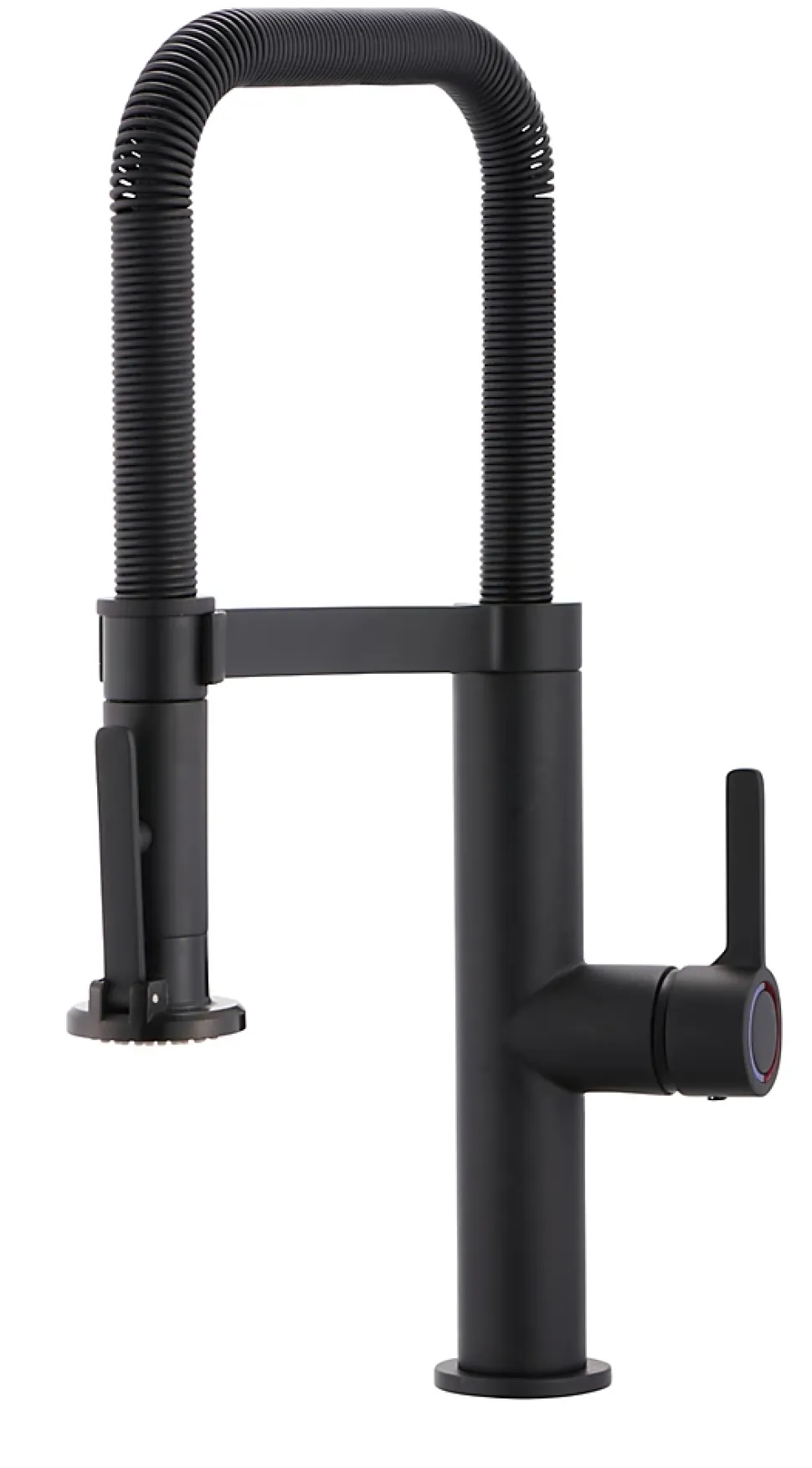 Mitigeur de cuisine avec douchette noir mat GoodHome Kamut