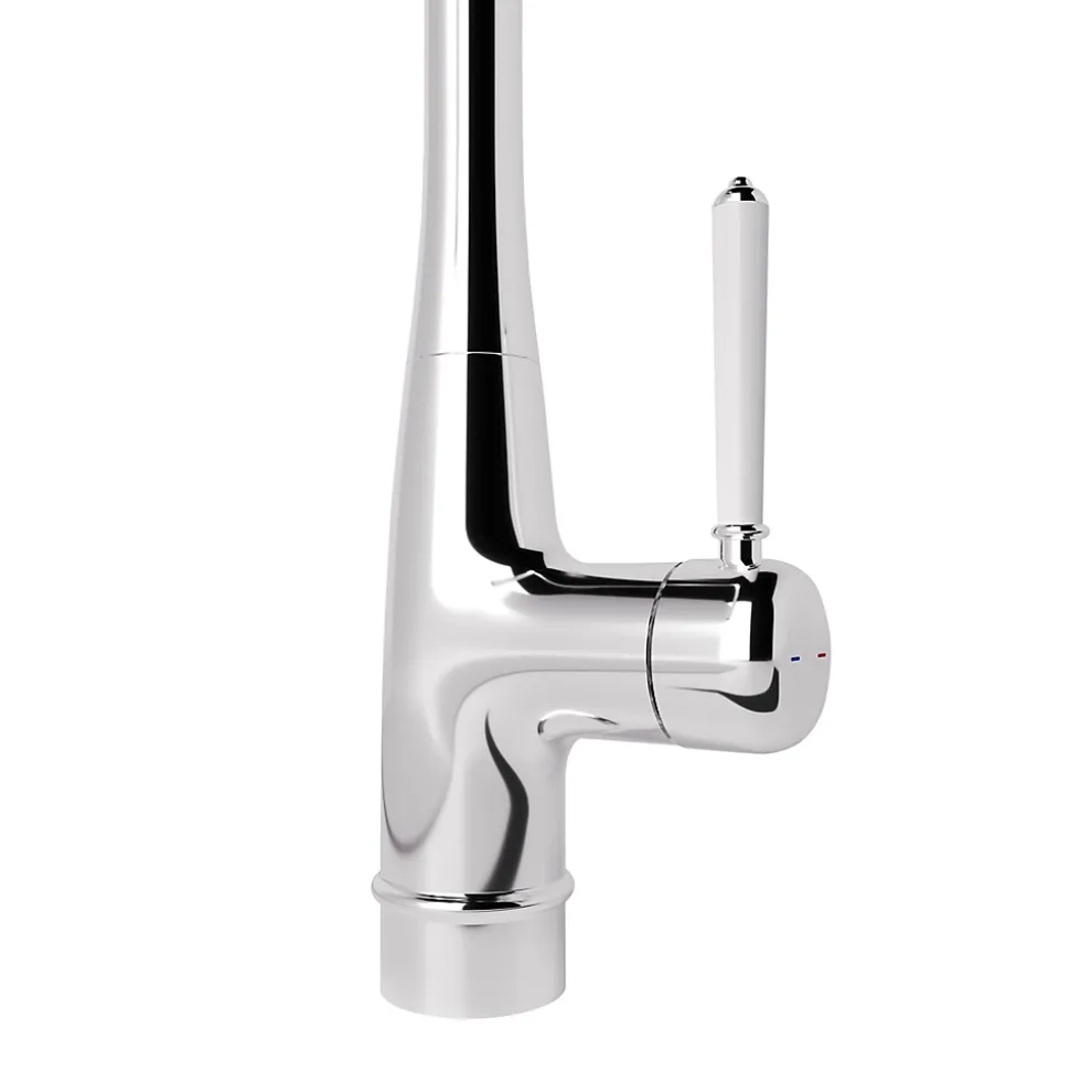 Mitigeur de cuisine chromé GoodHome Filbert