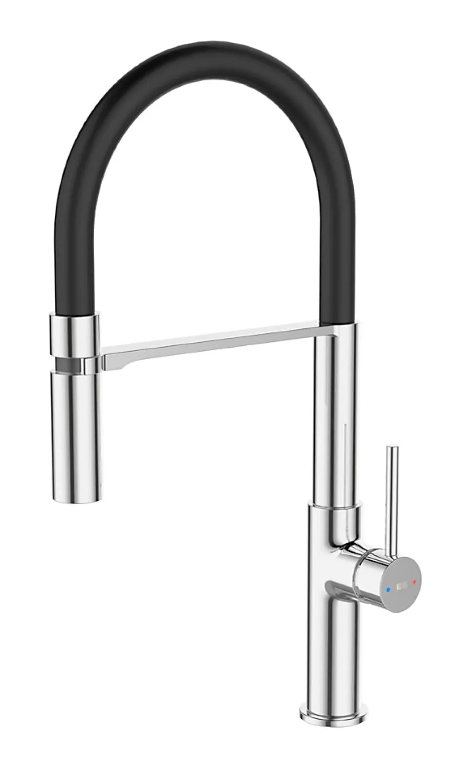 Mitigeur de cuisine chromé avec douchette EsseBagno Magnet