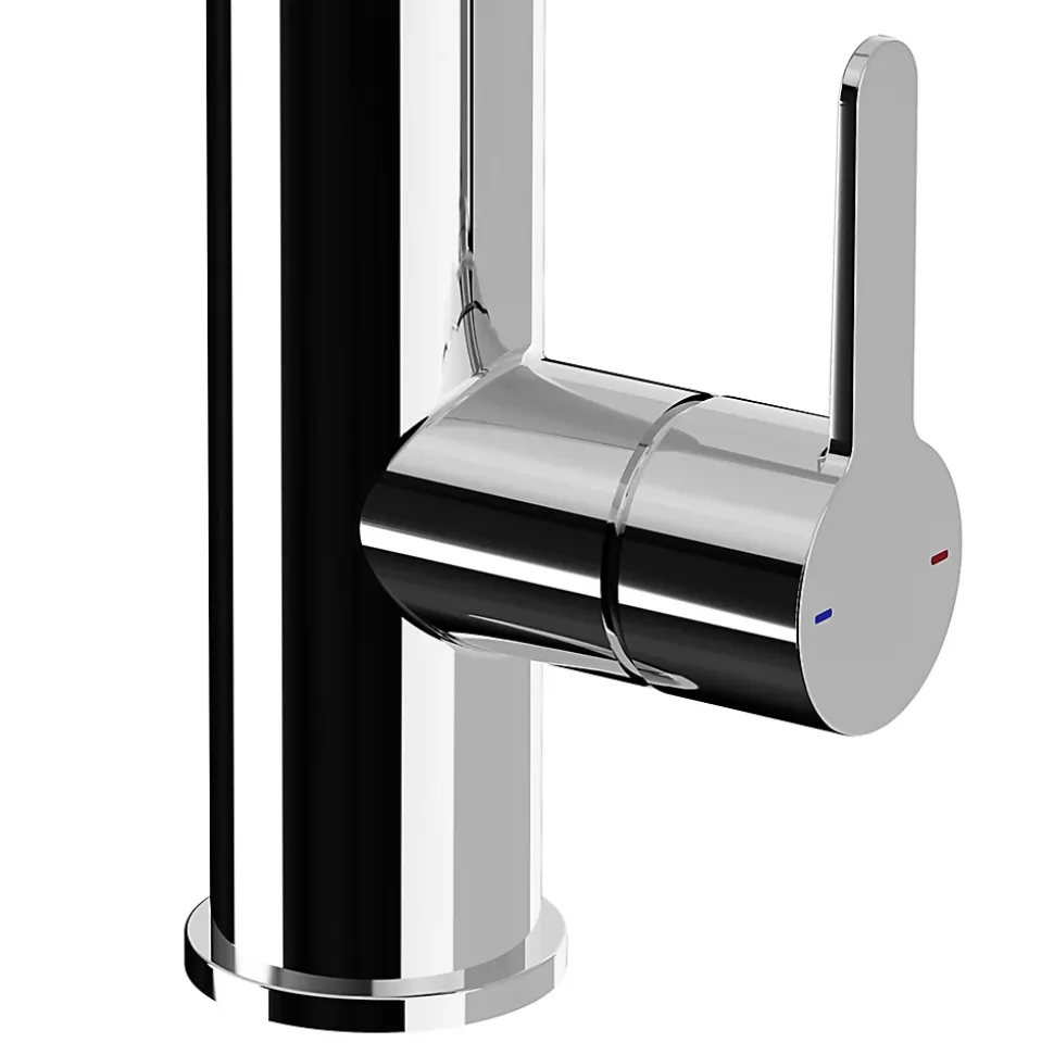 Mitigeur de cuisine chromé GoodHome Zanthe