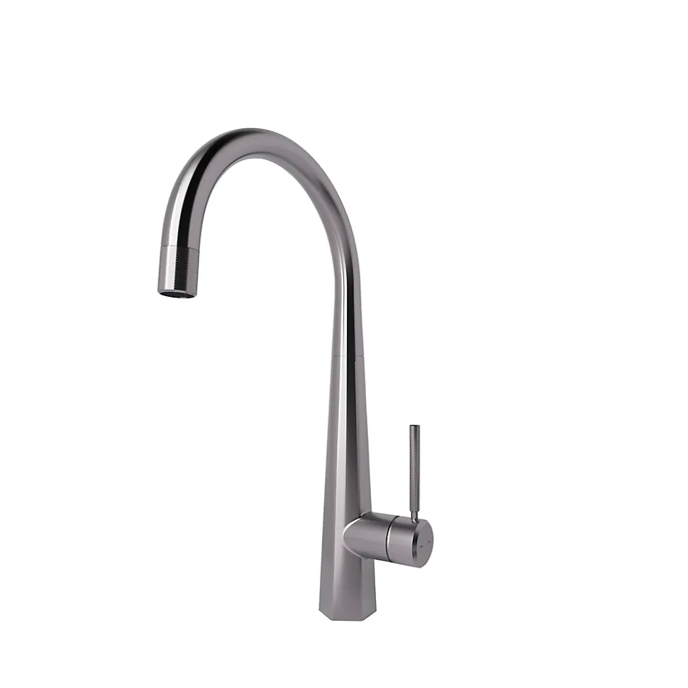 Mitigeur de cuisine laiton brossé GoodHome Carya