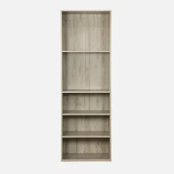Module dressing avec 5 étagères. couleur naturel. panneaux stratifiés