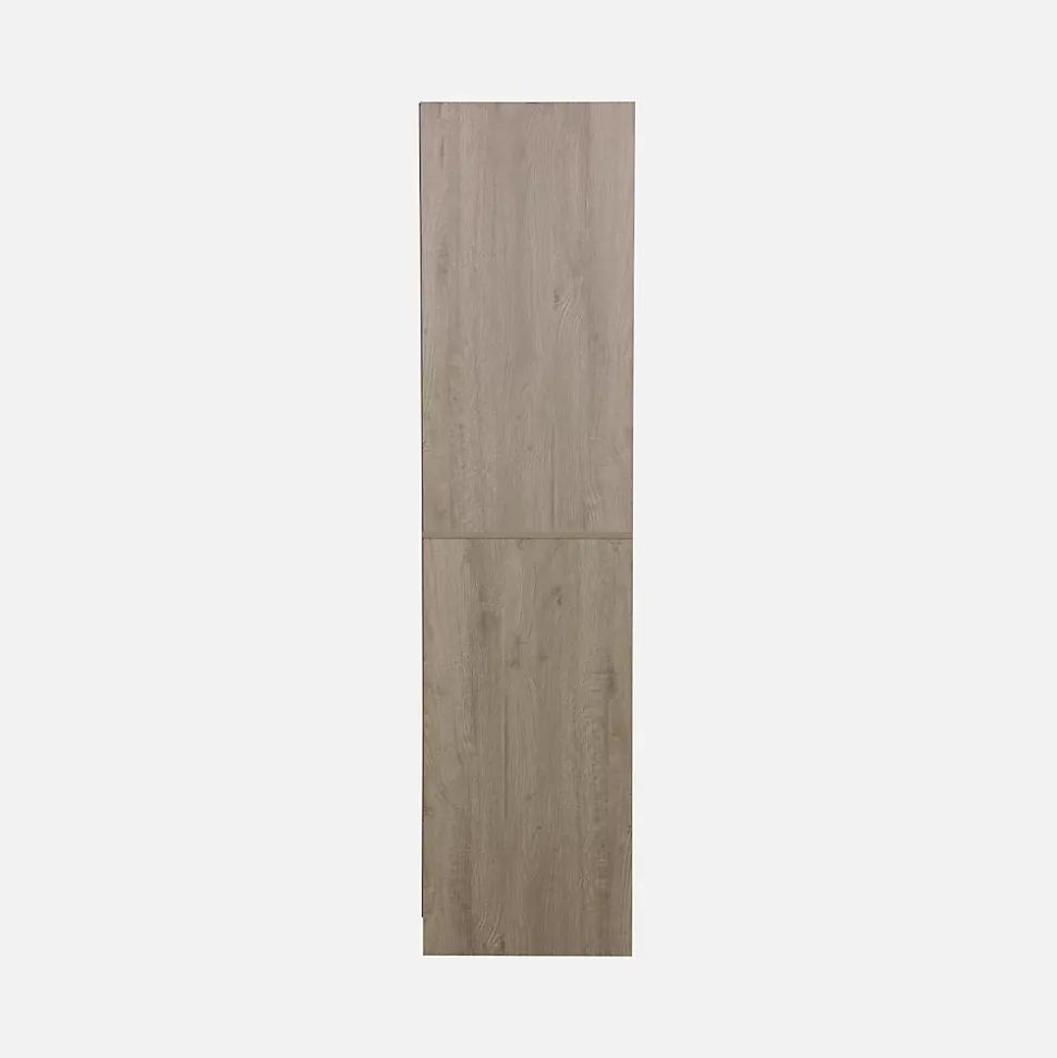 Module dressing avec penderie et porte-pantalons. naturel. panneaux stratifiés