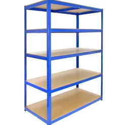 Monster Racking - 5 Rayonnages T-Rax Bleus 120cm x 60cm x 180cm