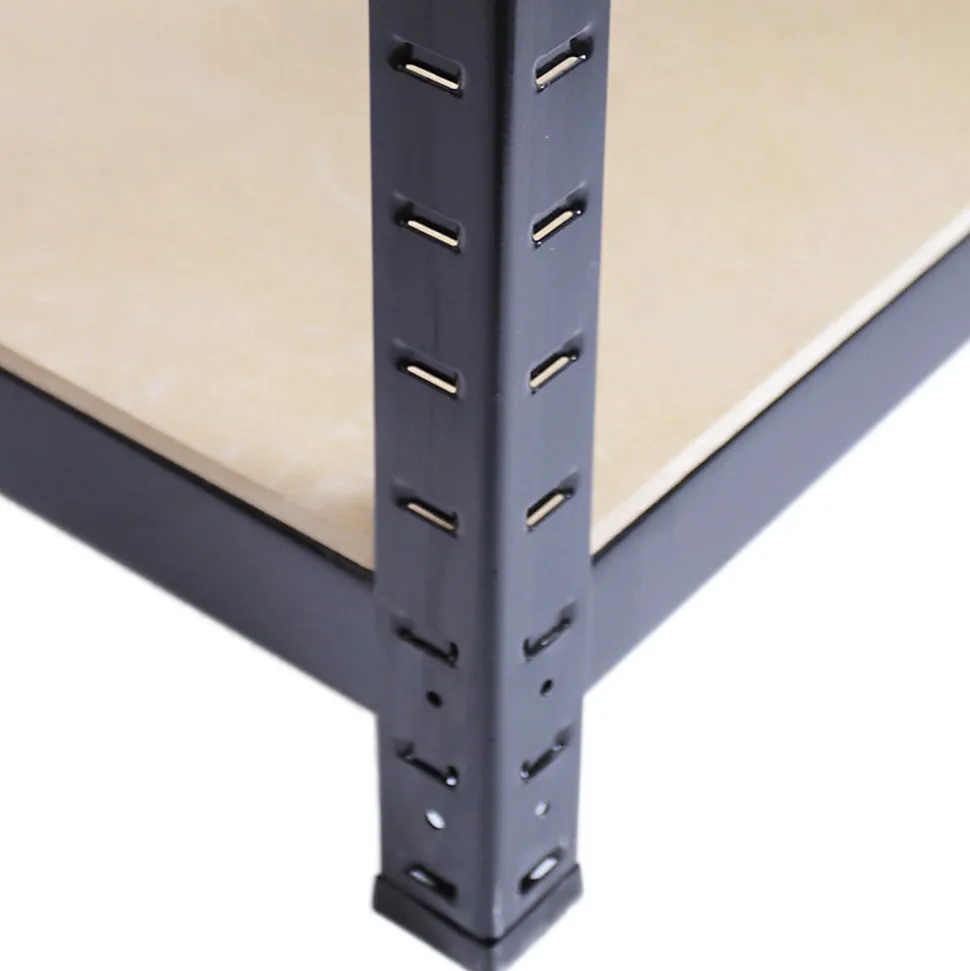 Monster Racking - Lot de 3 Rayonnages T-Rax en Acier Sans Boulons Noirs 90cm x 45cm x 180cm