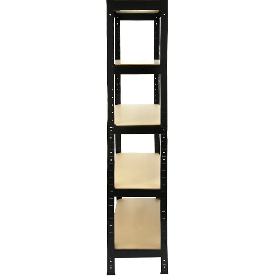 Monster Racking 10 Rayonnages T-Rax en Acier Sans Boulons Noirs 75cm x 30cm x 150cm