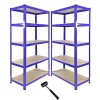 Monster Racking 1 Rayonnage d'Angle T-Rax et 2 Rayonnages T-Rax, Bleus