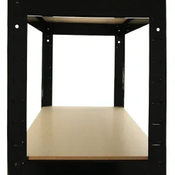 Monster Racking 4 Rayonnages T-Rax en Acier Sans Boulons Noirs 75cm x 30cm x 150cm