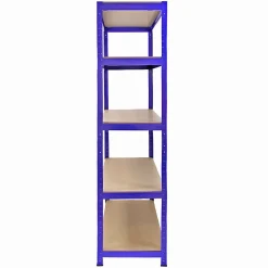 Monster Racking 10 Rayonnages T-Rax en Acier Sans Boulons Bleus 90cm x 45cm x 182,5cm