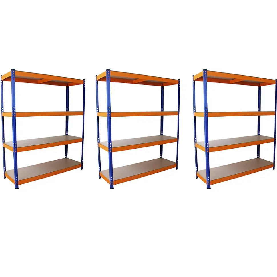 Monster Racking Lot de 3 Rayonnages sans Boulons en Acier S-Rax