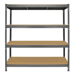 Monster Racking Q-Rax Rayonnage Robuste, 160cm L, 60cm P, Gris