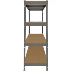 Monster Racking Q-Rax Rayonnage Robuste, 160cm L, 60cm P, Gris