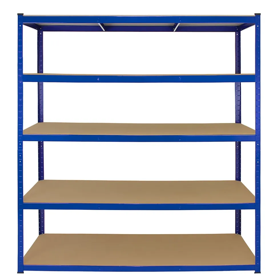 Monster Racking Rayonnage T-Rax en Acier Sans Boulons Bleu 160cm x 60cm x 180cm