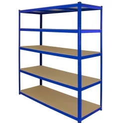 Monster Racking Rayonnage T-Rax en Acier Sans Boulons Bleu 160cm x 60cm x 180cm