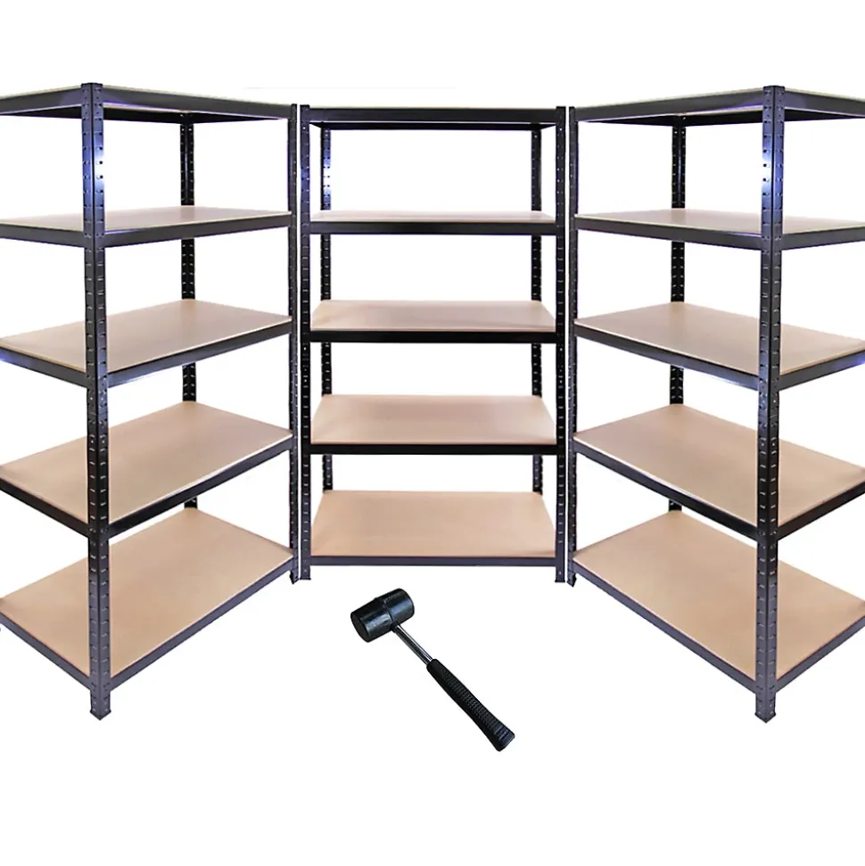 Monster Racking T-Rax - Lot de 10 Rayonnages Noir 90cm x 45cm