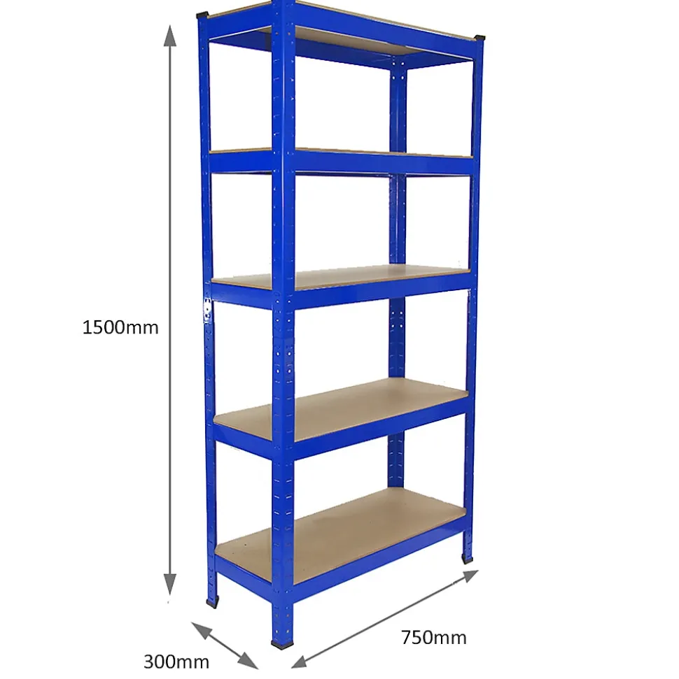 Monster Racking T-Rax Rayonnage Étagère Robuster, Bleu, 75cm L, 30cm P