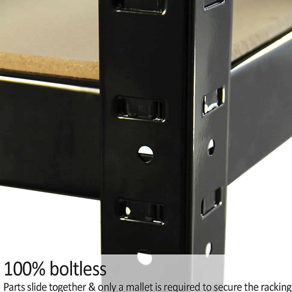 Monster Racking T-Rax Rayonnage Étagère Robuster, Noir, 75cm L, 30cm P