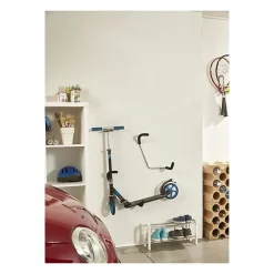 MOTTEZ Range trottinette mural - M057VMUR - Gris et noir
