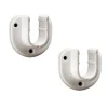 Naissances en zinc pour tringle de penderie Ø1,8 cm, 2 pièces