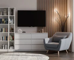 ONYX - Etagère pour livres ou décoration - 182x25x30