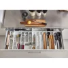 Organiseur de tiroir de cuisine blanc modulable - 7,5 x 8 x 5 cm