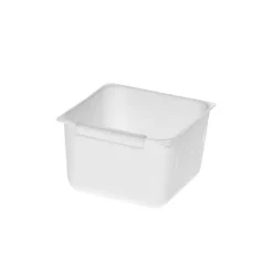 Organiseur de tiroir de cuisine blanc modulable - 7,5 x 8 x 5 cm