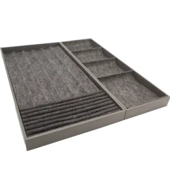 Organiseur de tiroir pour bijoux taille M gris Box & Beyond