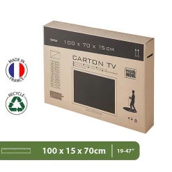 Pack and Move - Carton de protection pour TV 47