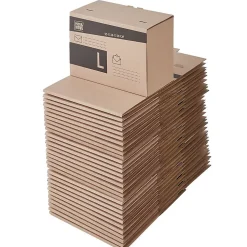 Pack and Move - Lot 36 cartons pour expédition - Taille L - 25 x 38 x 20 cm - Carton renforcé - 20 KG max